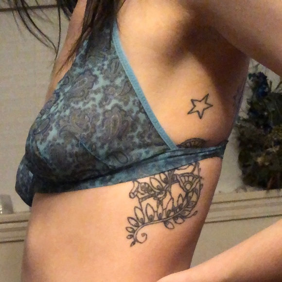 Paisley Blue Bralette - Picture 3 of 4